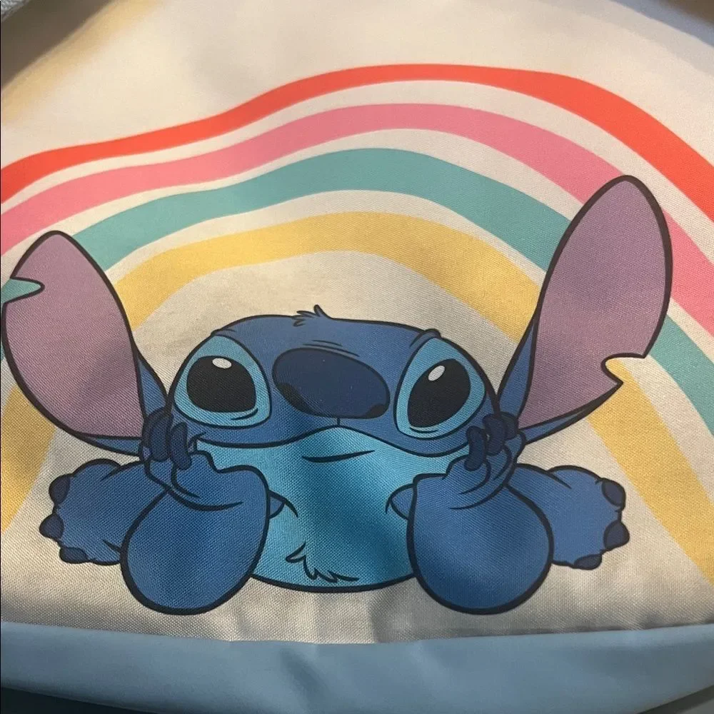 #1255** Disney Lilo / Stitch Blue & Multicolor Character Backpack